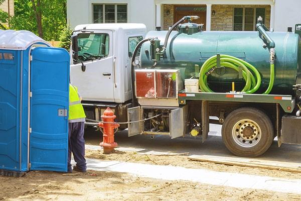 Porta Potty Rental of Carol Stream workers